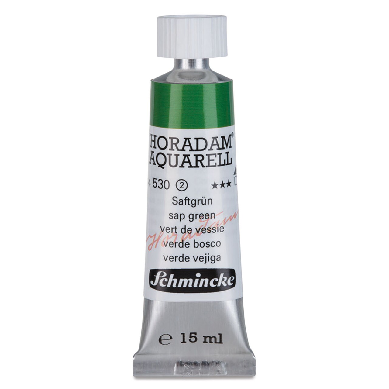 Schmincke Horadam Aquarell Watercolor - Sap Green, 15 ml tube